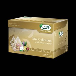 دمنوش مجموعه دمنوش های گیاهی مهر گیاه بسته 14 عددی